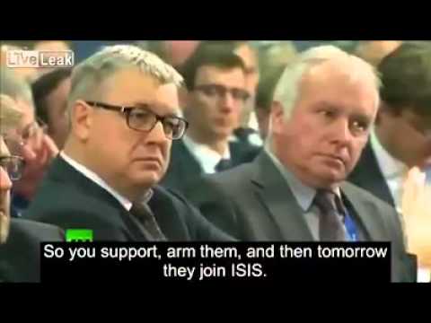 Putin explica en conferencia de prensa que USA dirige el terrorismo islámico