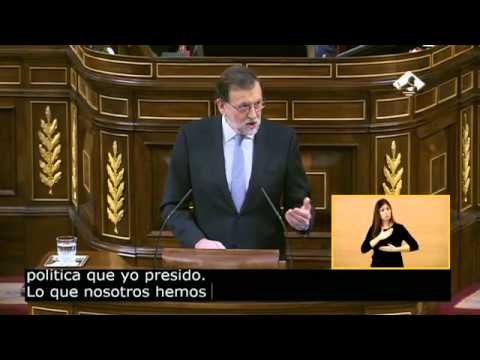 Rajoy confiesa en el Congreso: «hemos engañado a la gente»