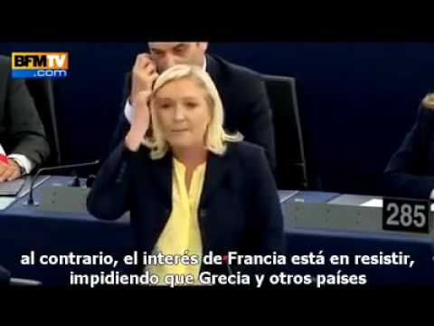 El porqué del éxito de Marine Le Pen (en el parlamento europeo)