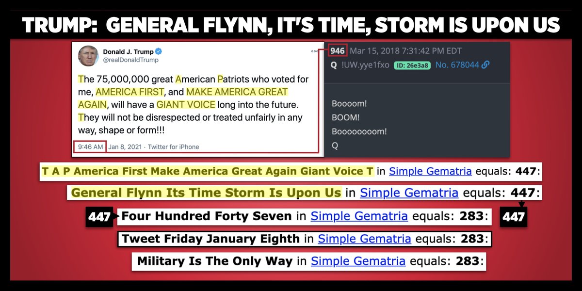 El Presidente Trump se va a «Castle Rock» e intercambia mensajes de «Listo, Acción» con el General Flynn: Twitter ha borrado sus cuentas