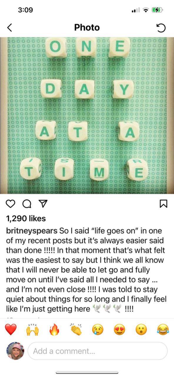 Britney avisa en su Instagram (codificado): «voy a detonar una…»